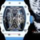 Richard Mille RM 53-01 Tourbillon Pablo Mac Donough replica blue rubber strap watch  (4)_th.jpg